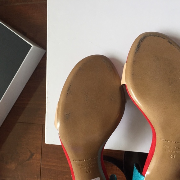 Nicholas Kirkwood Strappy Colorblock heel 10 inch - Picture 8 of 10